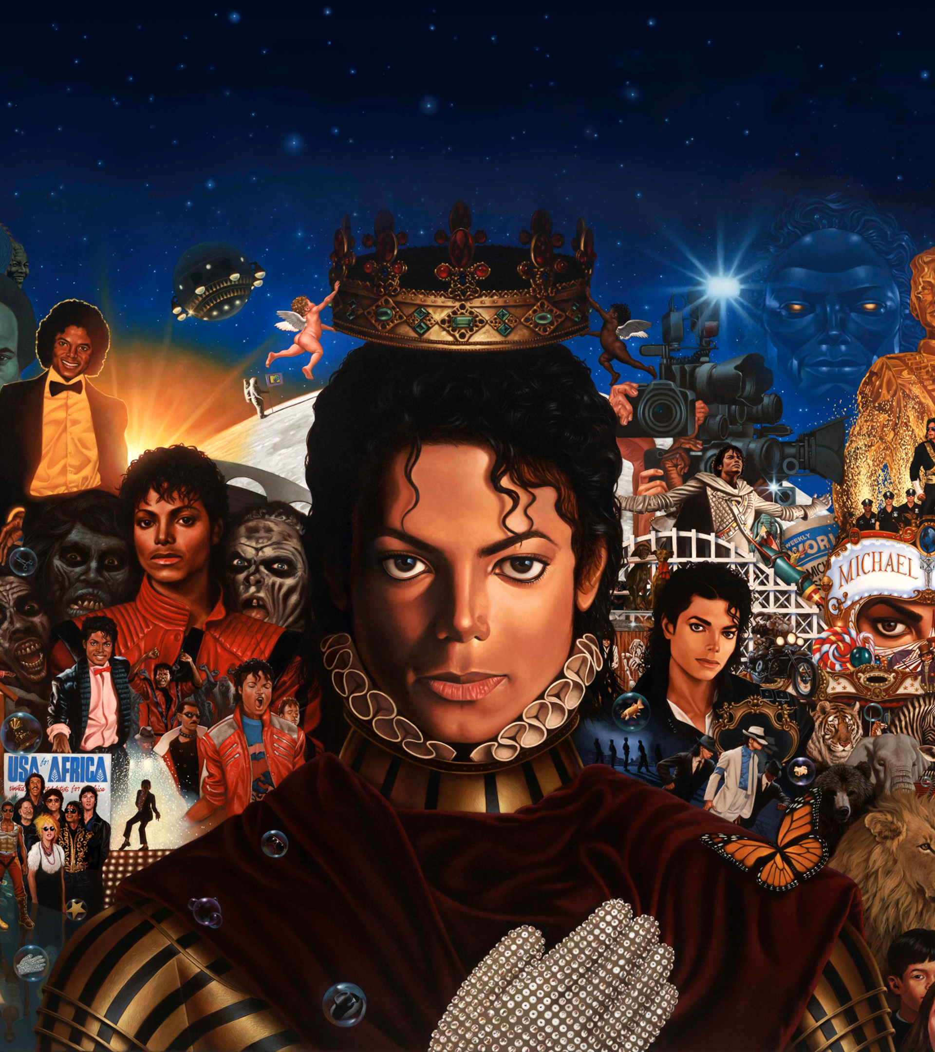 Michael Jackson memorial collage