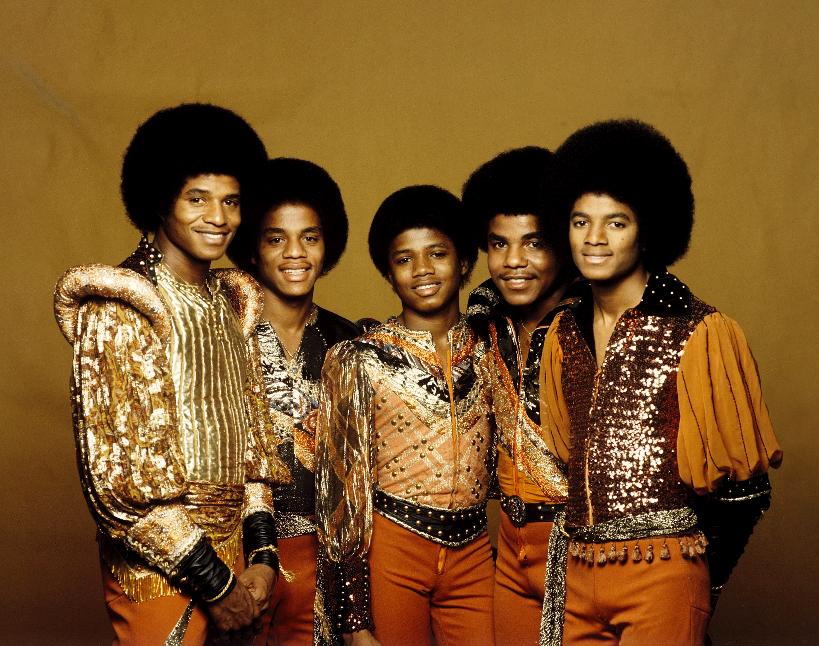 Jackie, Marlon, Randy, Tito and Michael — Amsterdam 1977