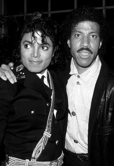 Michael Jackson and Lionel Richie, 1985